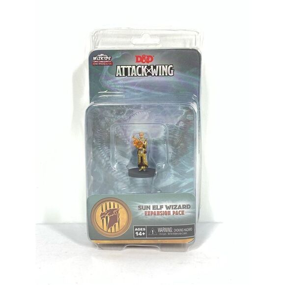 Dungeons & Dragons D&D Attack Wing Sun Elf Wizard Expansion Pack Wizkids - Picture 1 of 8